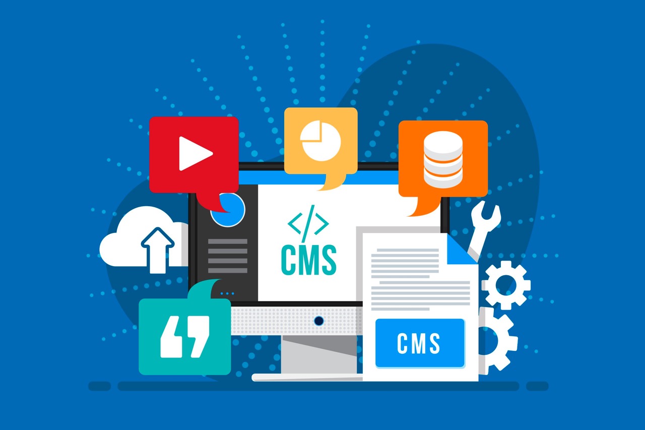 Système de Gestion de Contenus dédié. Source de l'image: Freepik.